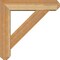 Ekena Millwork Traditional Craftsman Rough Sawn Bracket w/ Offset Brace, Western Red Cedar, 6"W x 24"D x 24"H BKT0604X24X24TRA04RWR - alternate 2